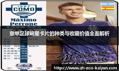 意甲足球明星卡片的种类与收藏价值全面解析