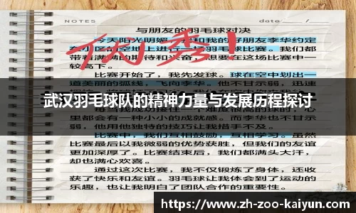 武汉羽毛球队的精神力量与发展历程探讨